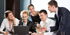 trabajadores motivados